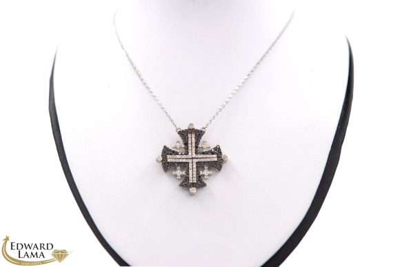 Open Jerusalem Cross